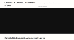 Desktop Screenshot of campbell-campbell.net